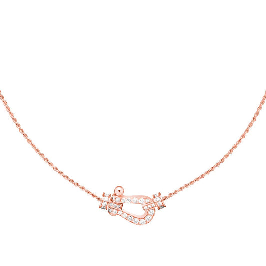 [Regal Jewels]FORCE 10 PINK GOLD DIAMOND NECKLACE