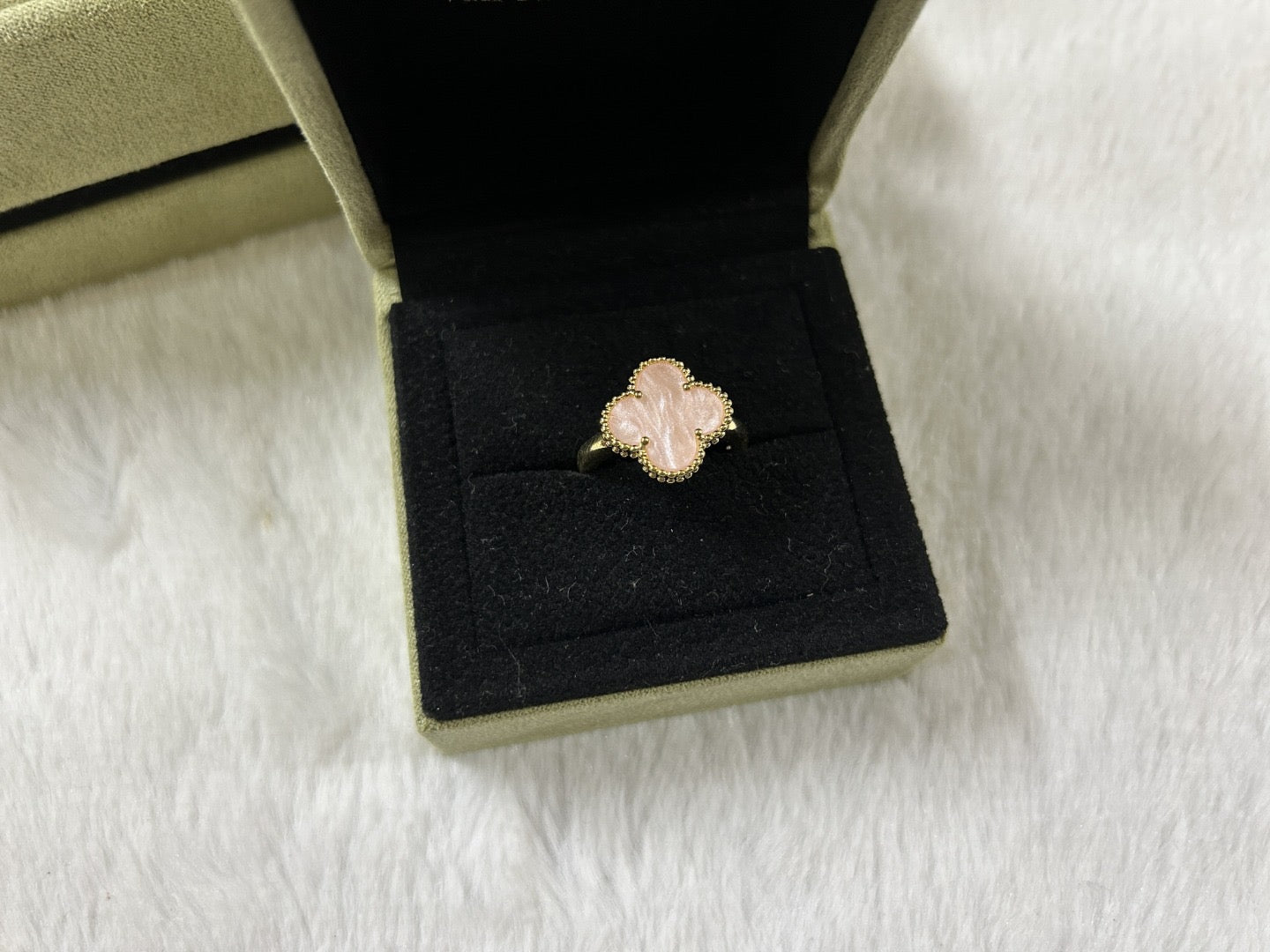 [Regal Jewels]Pink Clover Ring