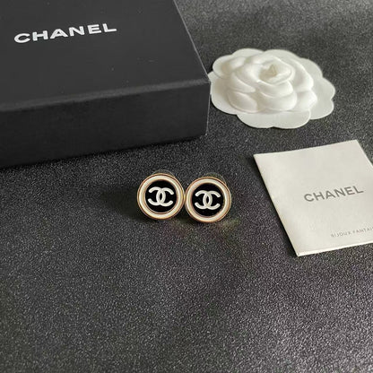 [Regal Jewels]Classic Double C Stud Earrings