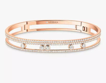 [Regal Jewels]M Roman Full Diamond Bracelet