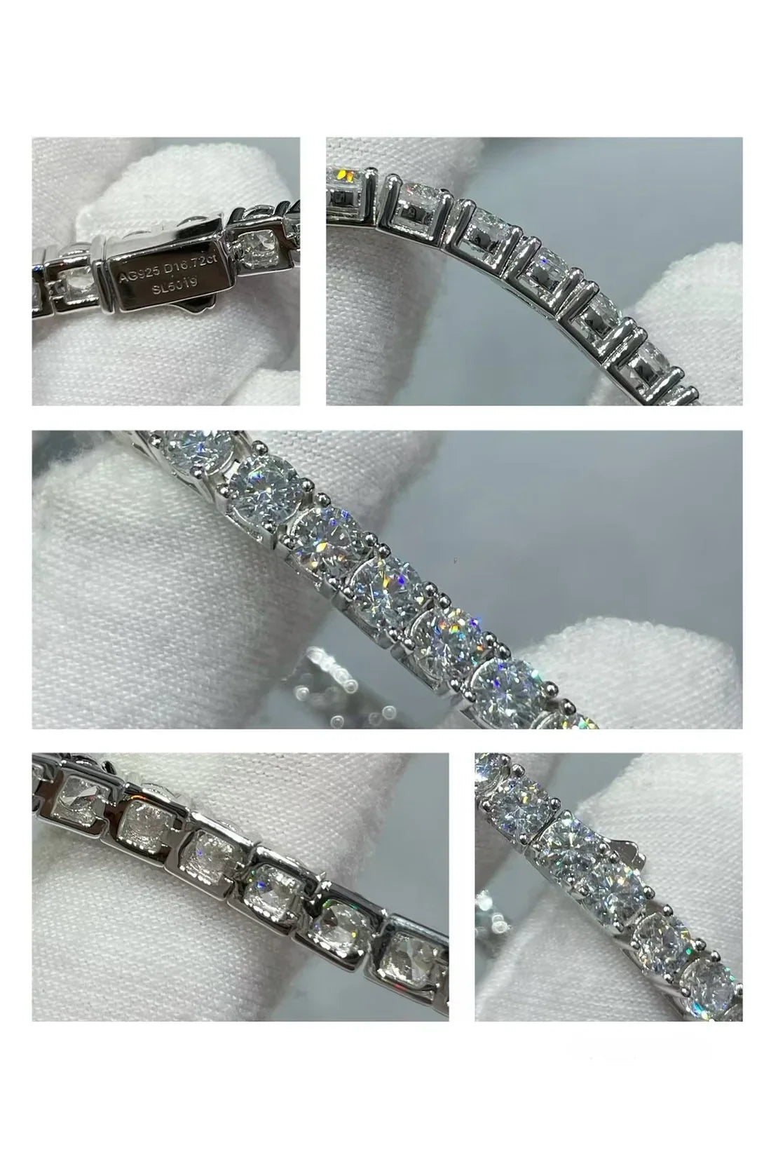 [Regal Jewels TENNIS BRACELET WITH FULL DIAMOND SETTING