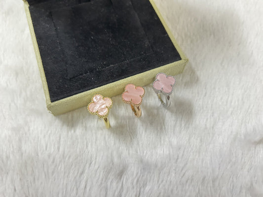[Regal Jewels]Pink Clover Ring