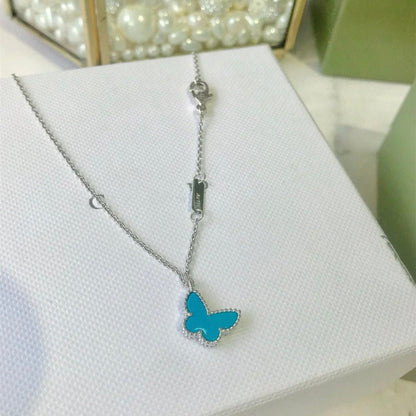 [Regal Jewels]BUTTERFLY TURQUOISE BUTTERFLY BRACELET SILVER