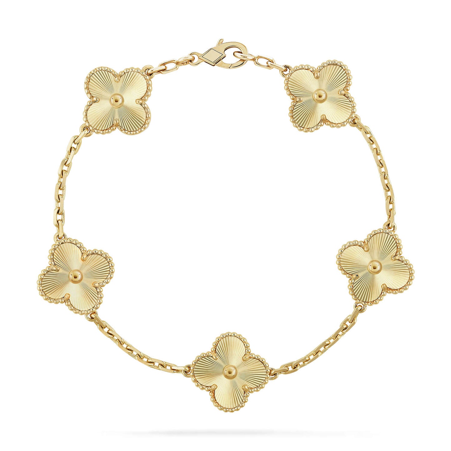[Regal Jewels]CLOVER 5 FLOWERS LASER BRACELET