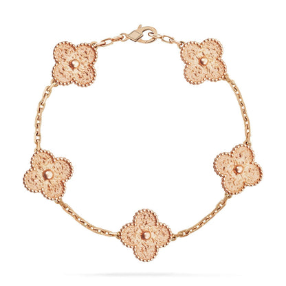 [Regal Jewels]CLOVER 5 MOTIFS BRONZING BRACELET