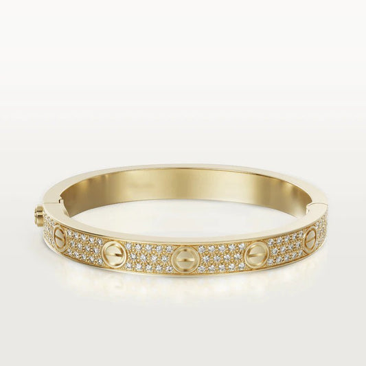 [Regal Jewels]LOVE BRACELET 6.1MM DIAMOND-PAVED