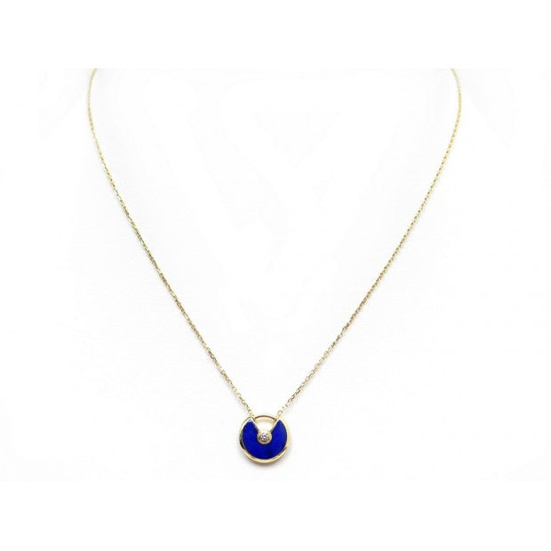 [Regal Jewels]AMULETTE ROSE GOLD AGATE NECKLACE
