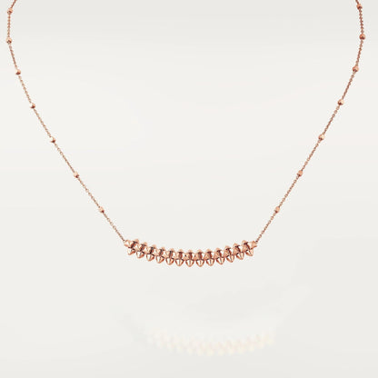 [Regal Jewels]CLASH PINK GOLD NECKLACE