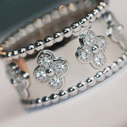 [Regal Jewels]CLOVER KALEIDOSCOPE RING 10MM