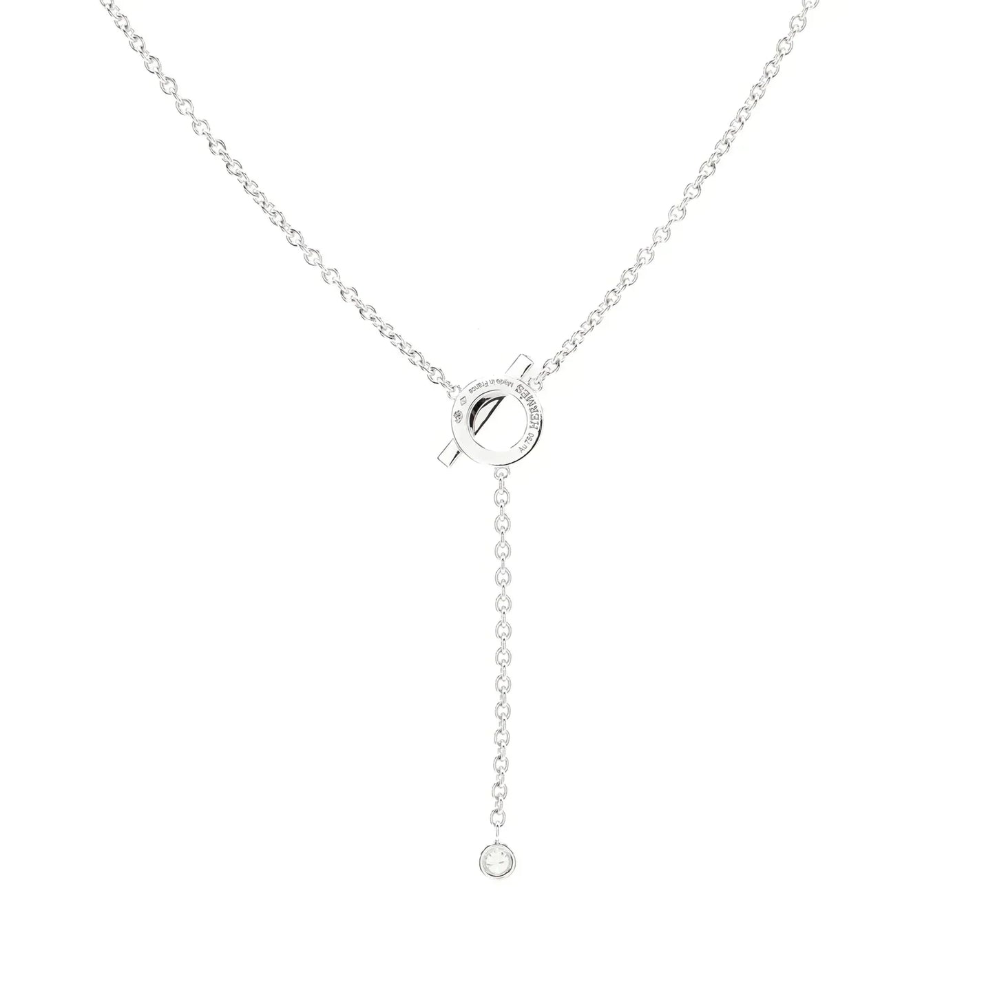 [Regal Jewels]FINESSE SILVER DIAMOND NECKLACE