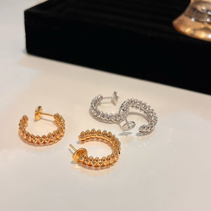 [Regal Jewels]CLASH SMALL HOOP EARRINGS