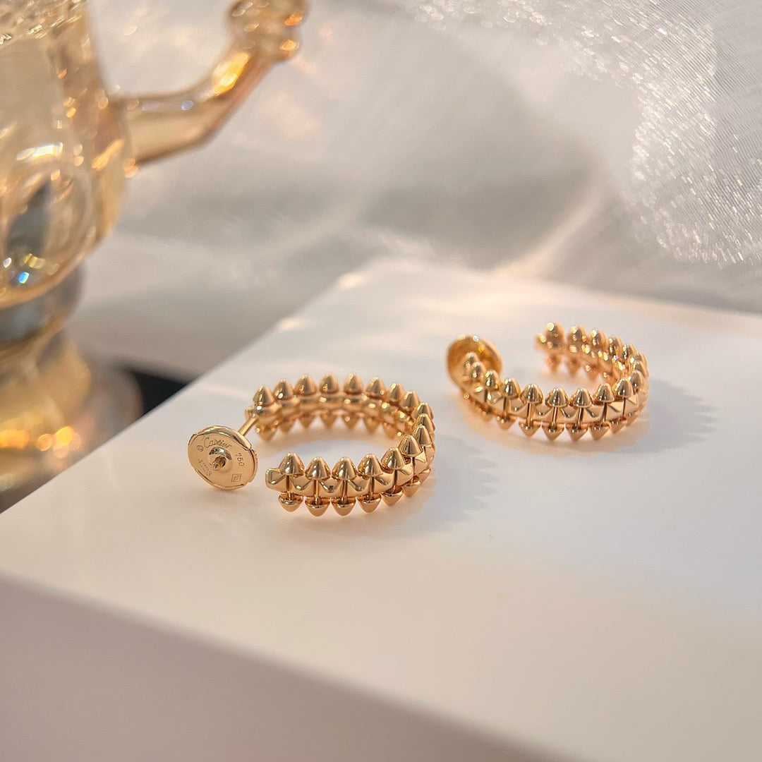 [Regal Jewels]CLASH SMALL HOOP EARRINGS