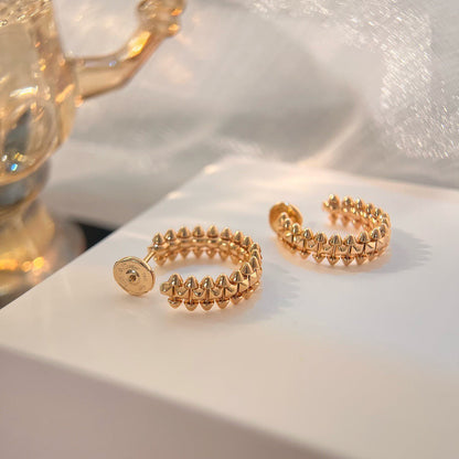 [Regal Jewels]CLASH SMALL HOOP EARRINGS