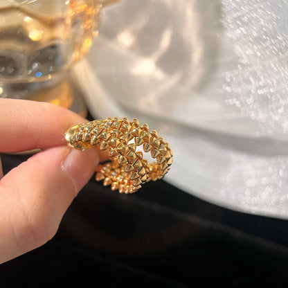 [Regal Jewels]CLASH SMALL HOOP EARRINGS