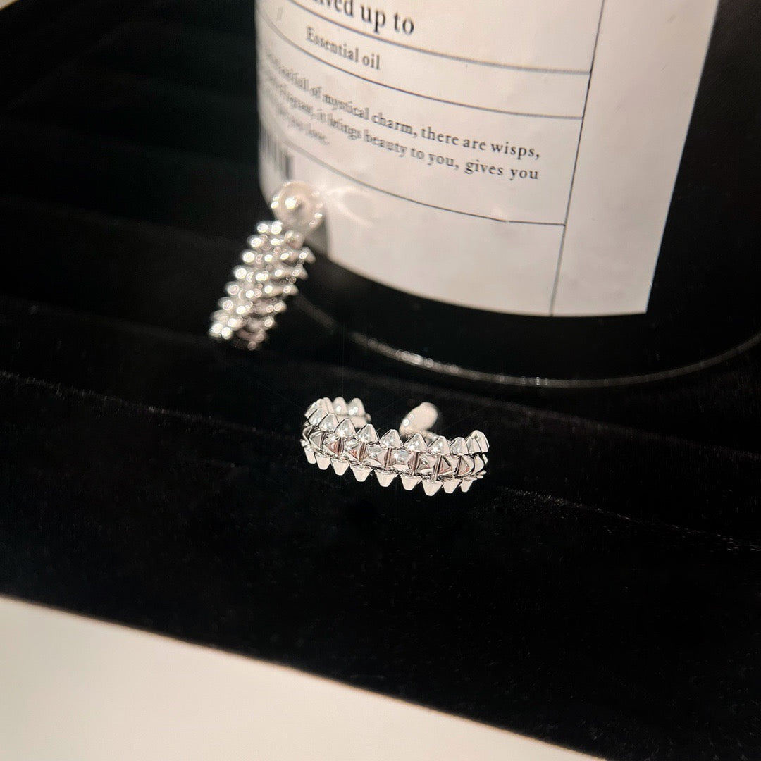 [Regal Jewels]CLASH SMALL HOOP EARRINGS