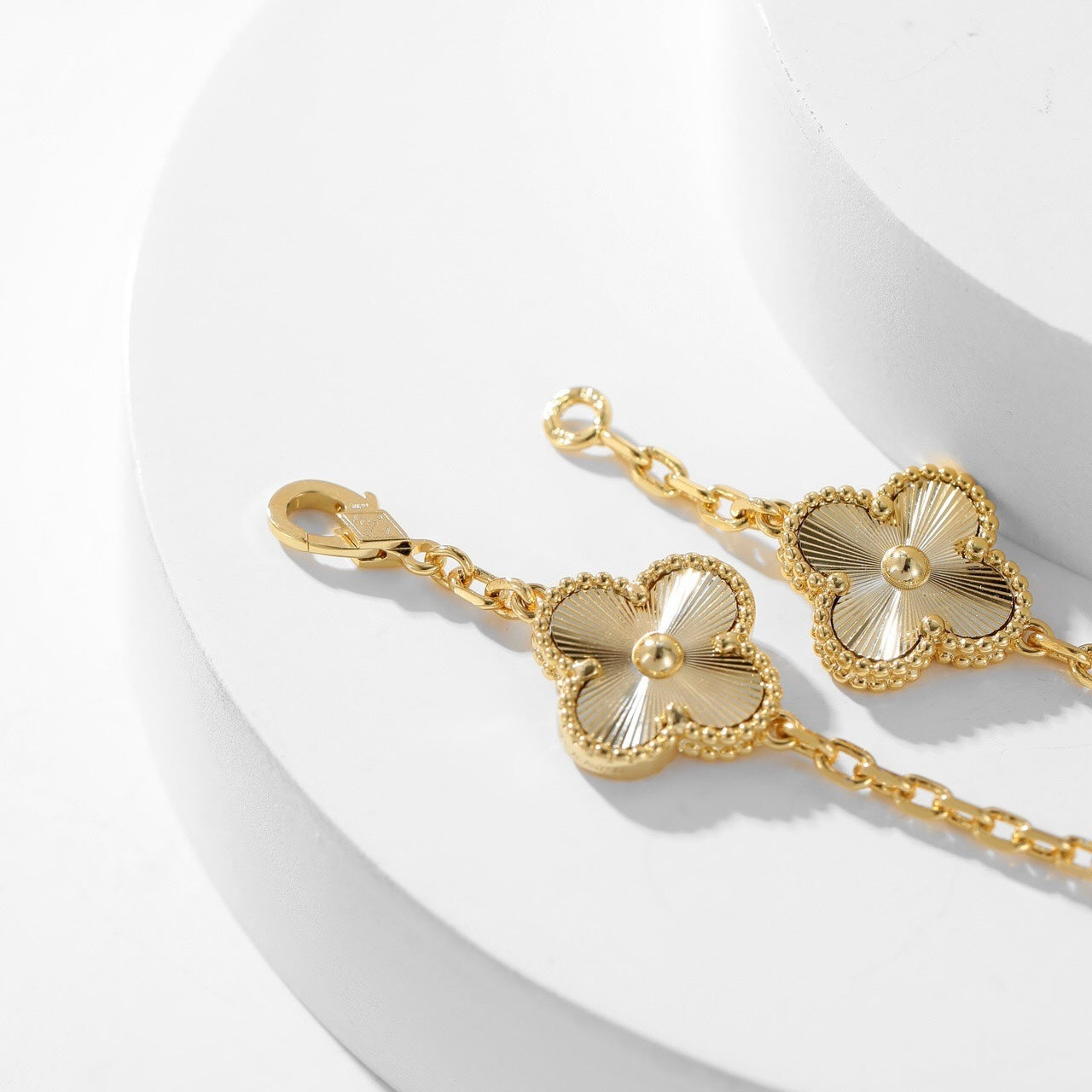 [Regal Jewels]CLOVER 10 MOTIFS LASER NECKLACE