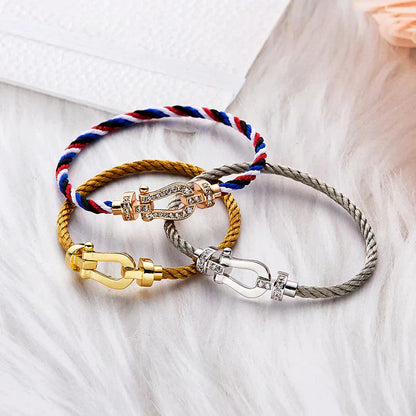[Regal Jewels]FORCE LARGE HORSESHOE NO DIAMOND BRACELET GOLD