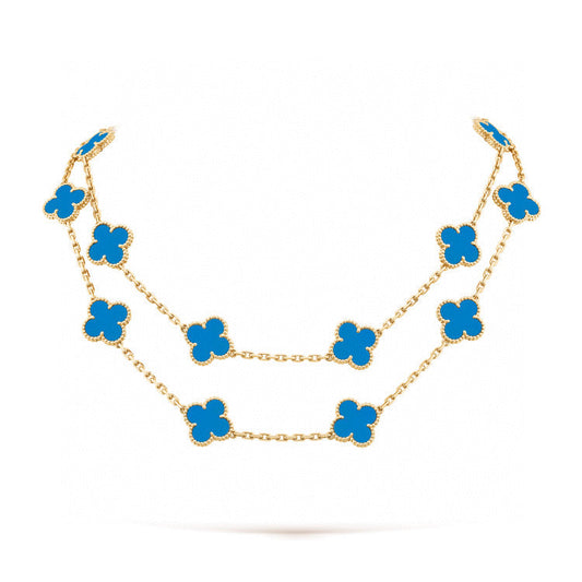 [Regal Jewels]CLOVER 20 MOTIFS TURQUOISE GOLD