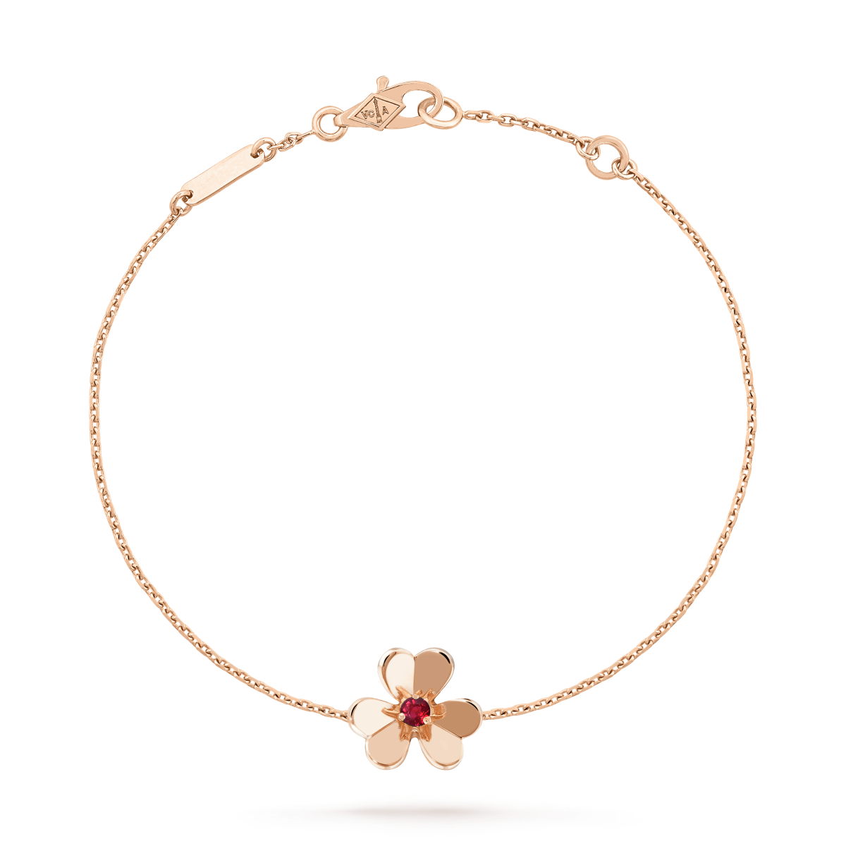 [Regal Jewels]FRIVOLE GOLD FLOWER PINK MALACHITE BRACELET