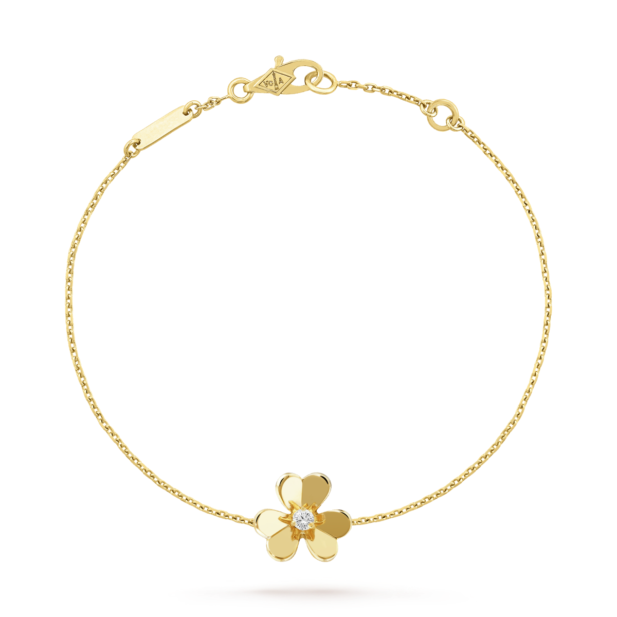 [Regal Jewels]FRIVOLE GOLD FLOWER PINK MALACHITE BRACELET