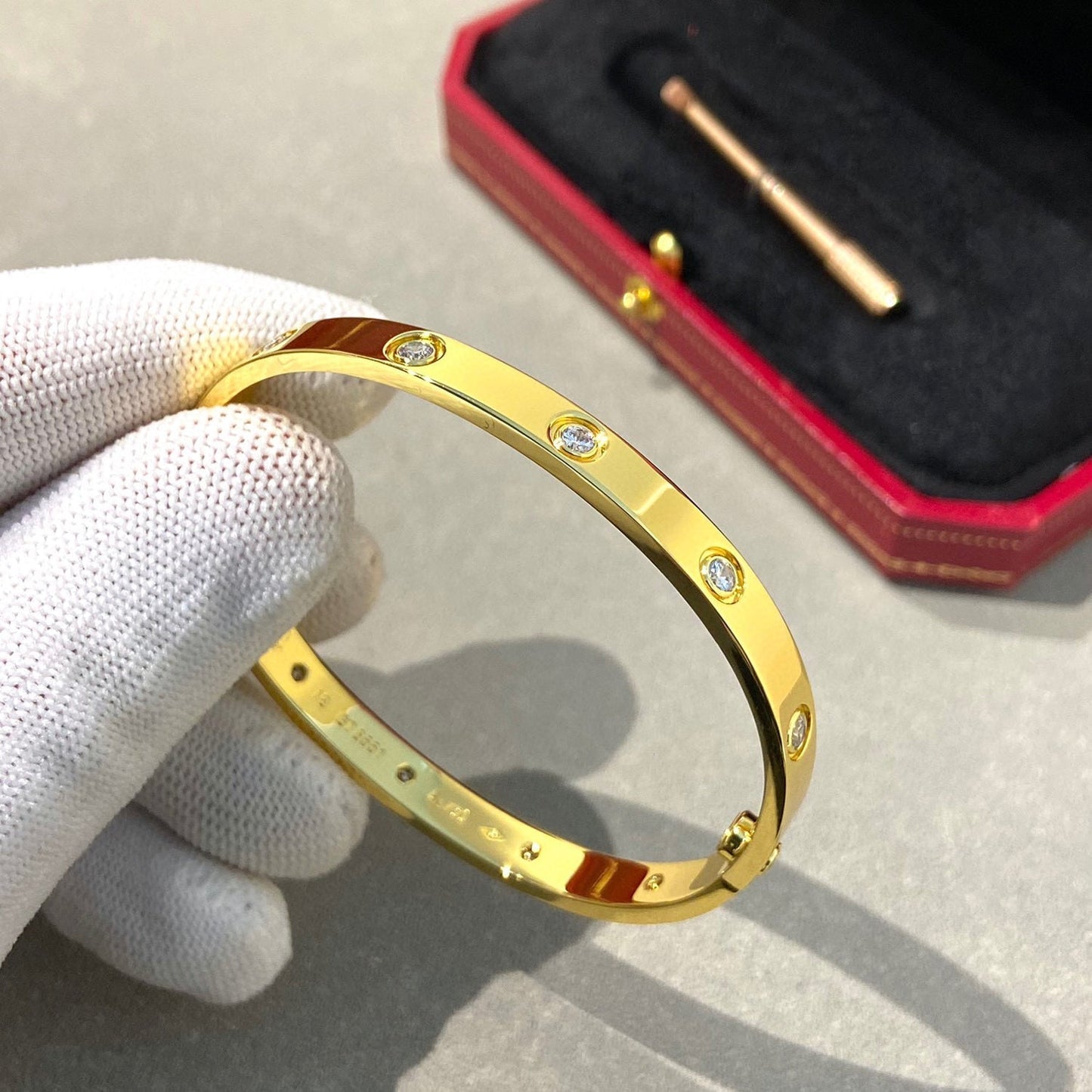 [Regal Jewels]LOVE BRACELET 6.1MM 10 DIAMONDS