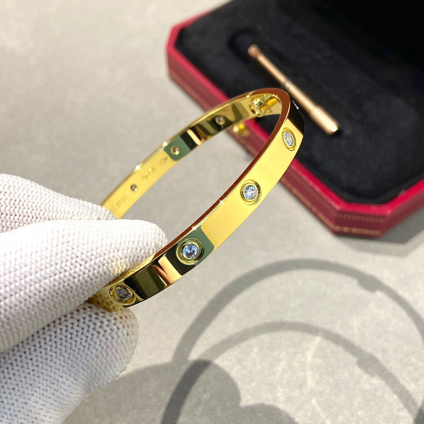 [Regal Jewels]LOVE BRACELET 6.1MM 10 DIAMONDS