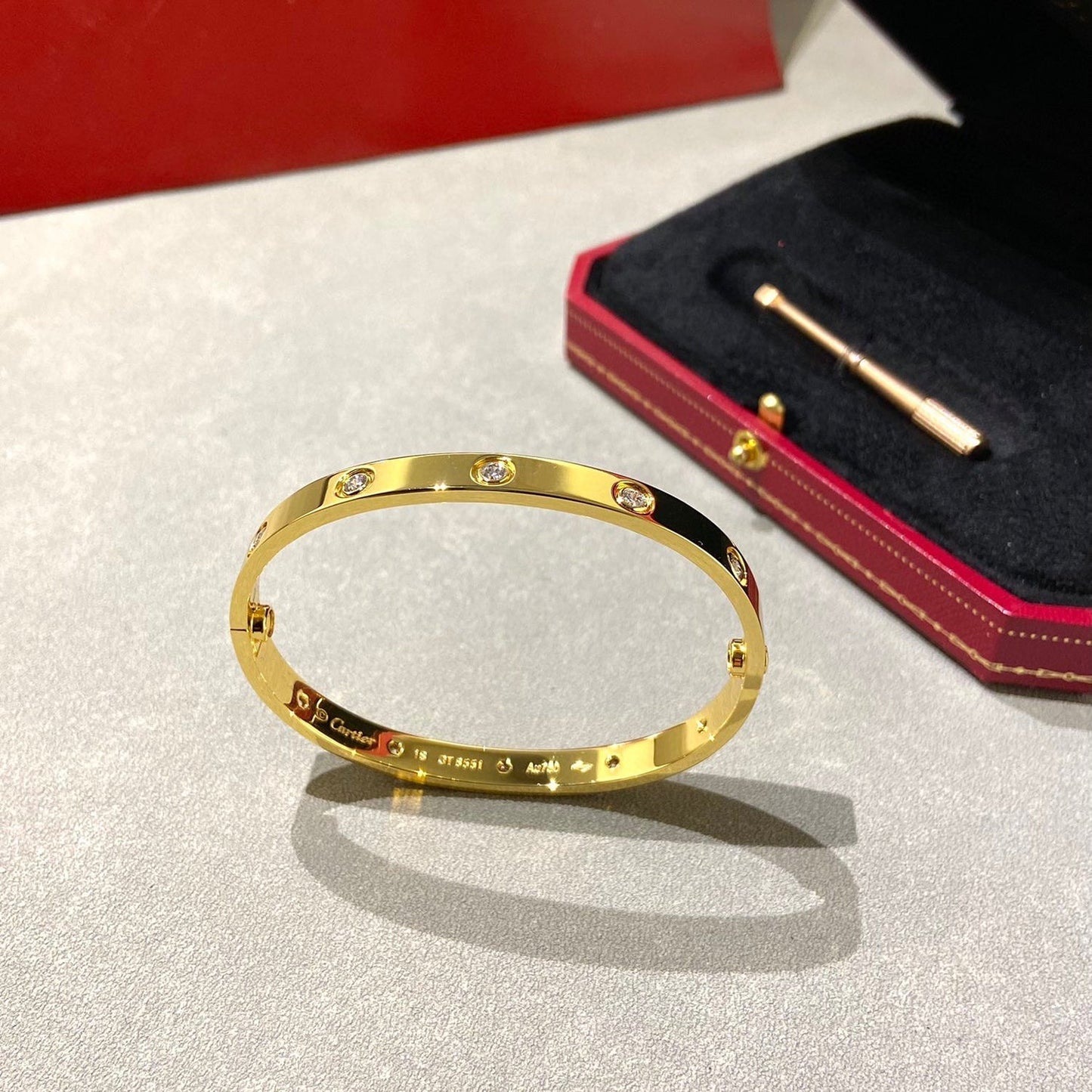 [Regal Jewels]LOVE BRACELET 6.1MM 10 DIAMONDS