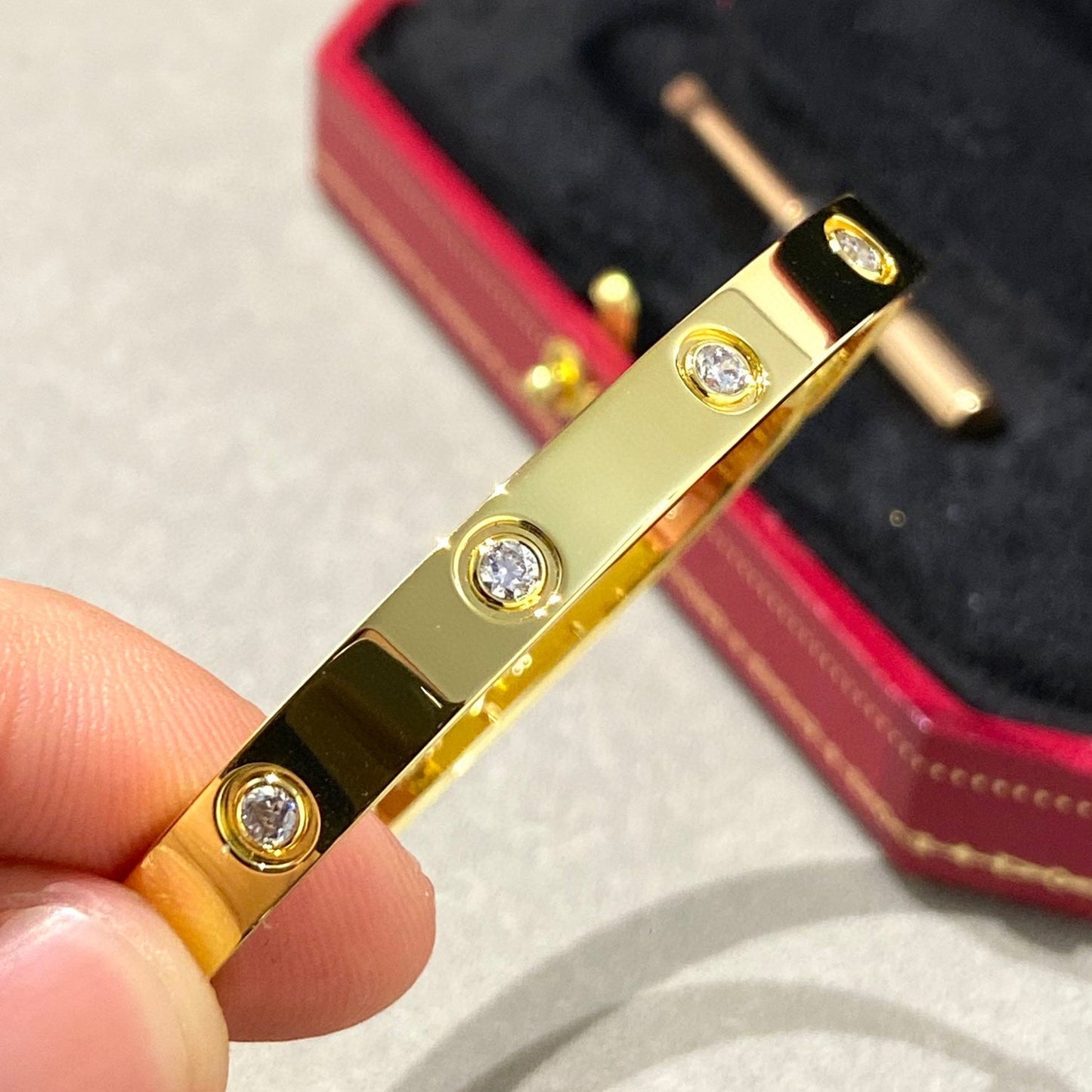 [Regal Jewels]LOVE BRACELET 6.1MM 10 DIAMONDS
