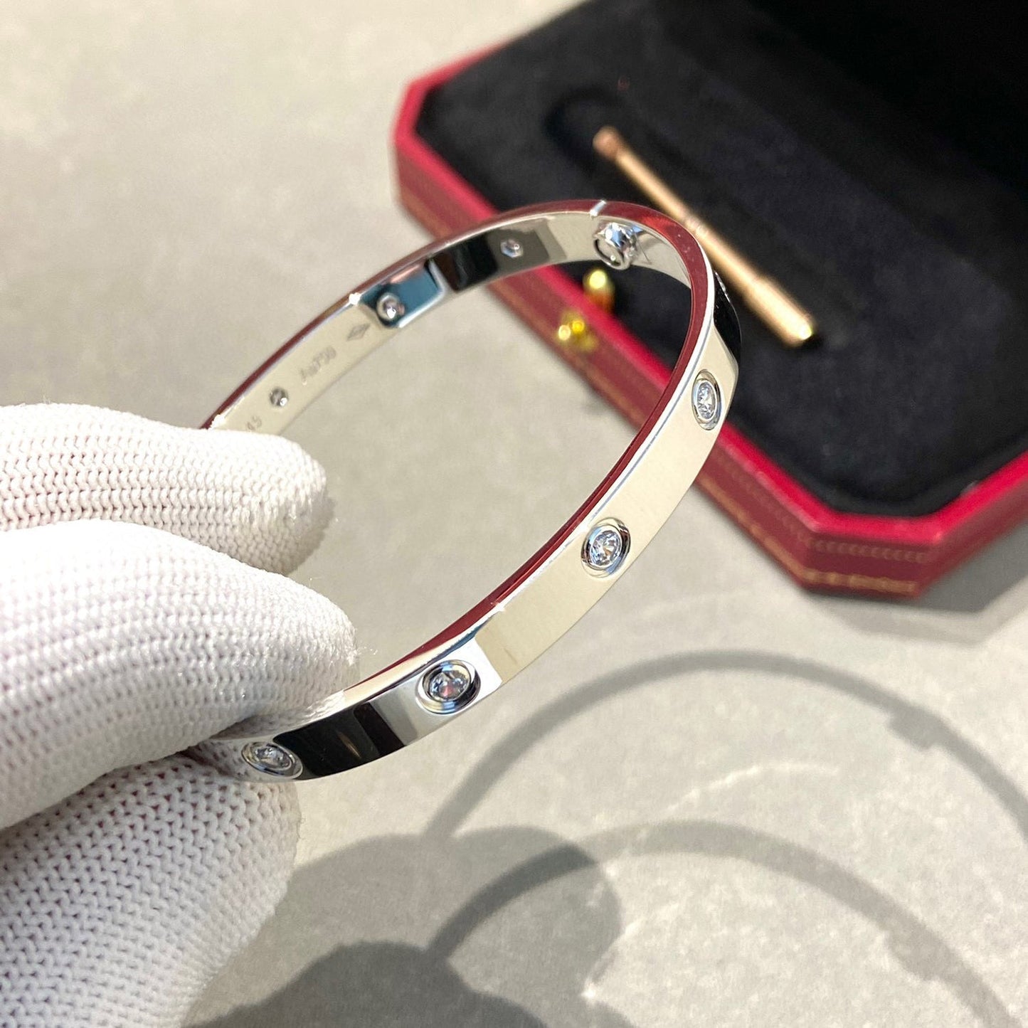 [Regal Jewels]LOVE BRACELET 6.1MM 10 DIAMONDS