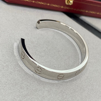 [Regal Jewels]LOVE BRACELET 6.1MM 1 DIAMOND OPEN CUFF