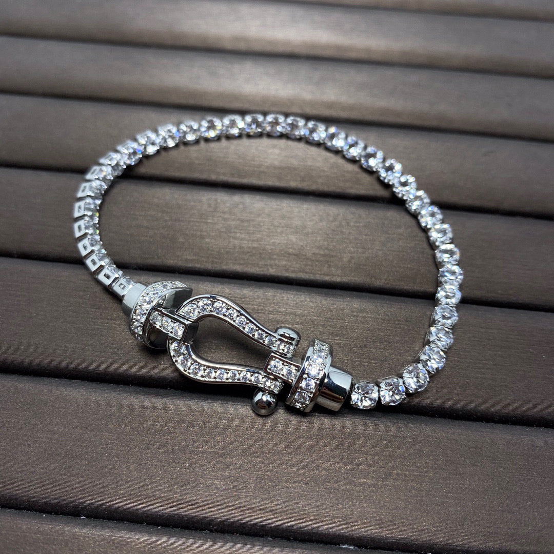 [Regal Jewels]FORCE  HORSESHOE  DIAMOND TENNIS BRACELET