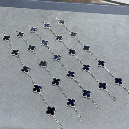 [Regal Jewels]CLOVER 5 MOTIF PIETERSITE BRACELET COLLECTION