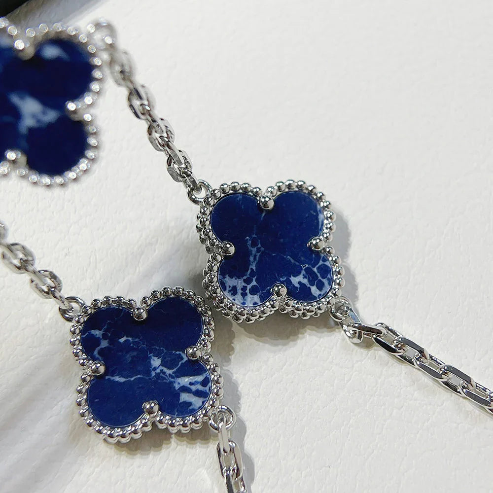 [Regal Jewels]CLOVER 5 MOTIF PIETERSITE BRACELET COLLECTION