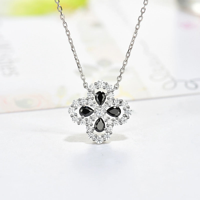 [Regal Jewels]LOOP NECKLACE FULL MOTIF DIAMOND 16MM MULTIPLE COLORS