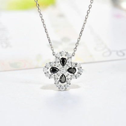 [Regal Jewels]LOOP NECKLACE FULL MOTIF DIAMOND 16MM MULTIPLE COLORS