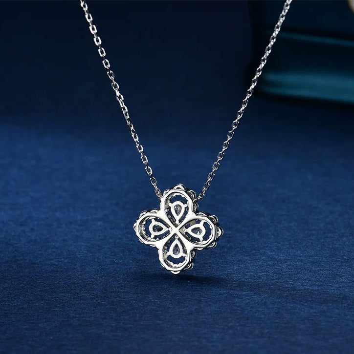 [Regal Jewels]LOOP NECKLACE FULL MOTIF DIAMOND 16MM MULTIPLE COLORS