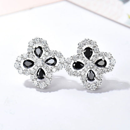[Regal Jewels]LOOP EARRINGS FULL MOTIF DIAMOND 16MM