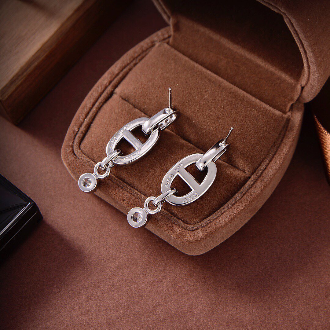 [Regal Jewels]HM CHAINE DIAMOND EARRINGS