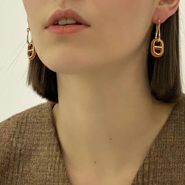 [Regal Jewels]HM O'MAILLON GOLD EARRINGS
