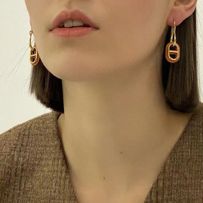 [Regal Jewels]HM O'MAILLON GOLD EARRINGS