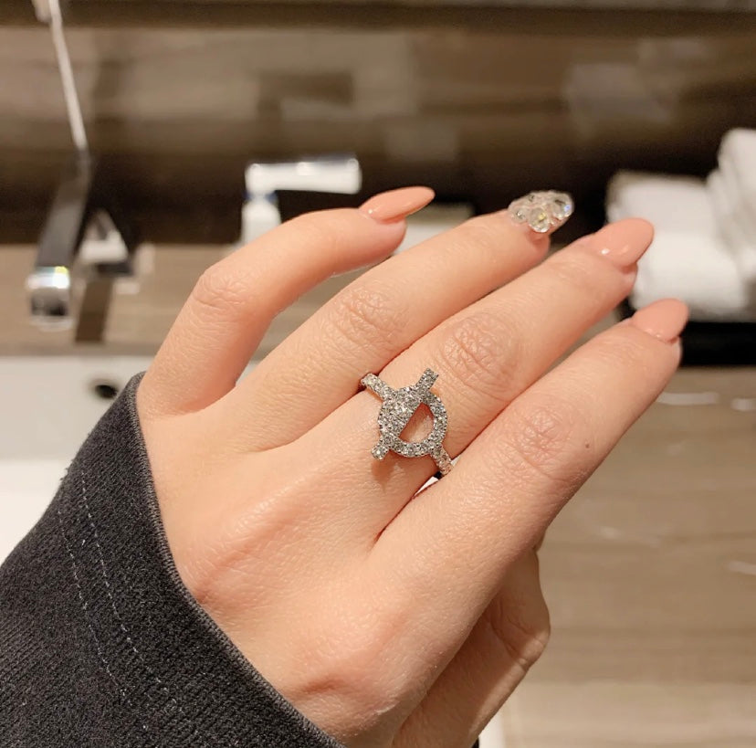 [Regal Jewels]ECHAPPEE RING SILVER DIAMOND
