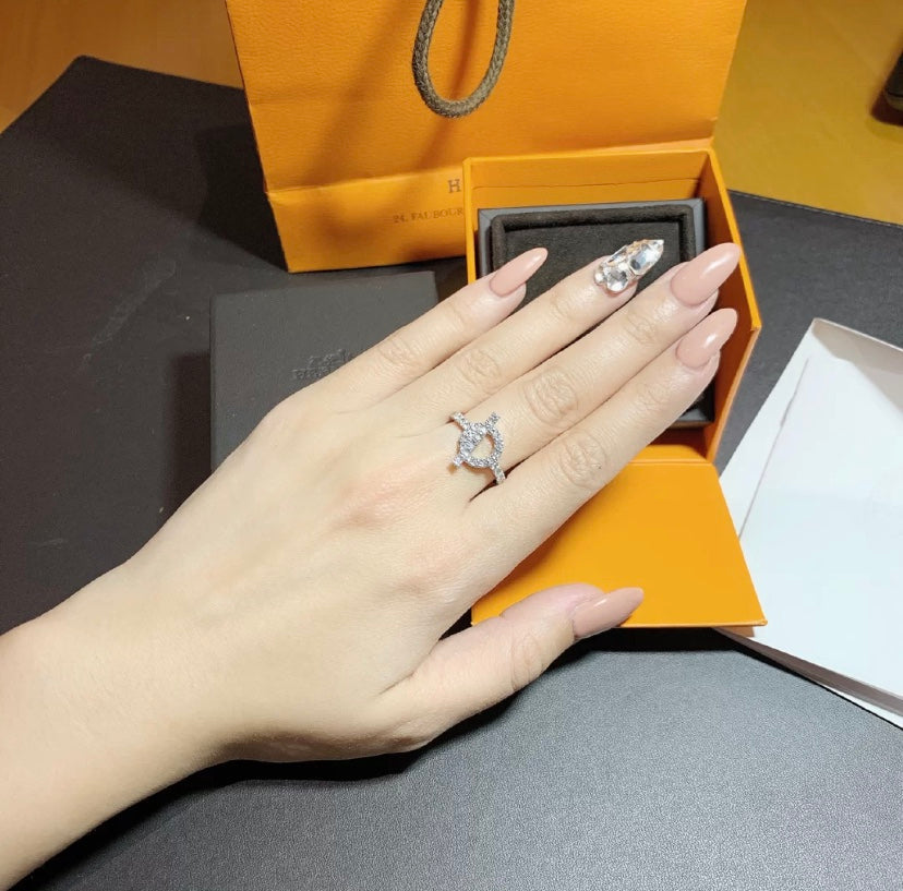[Regal Jewels]ECHAPPEE RING SILVER DIAMOND