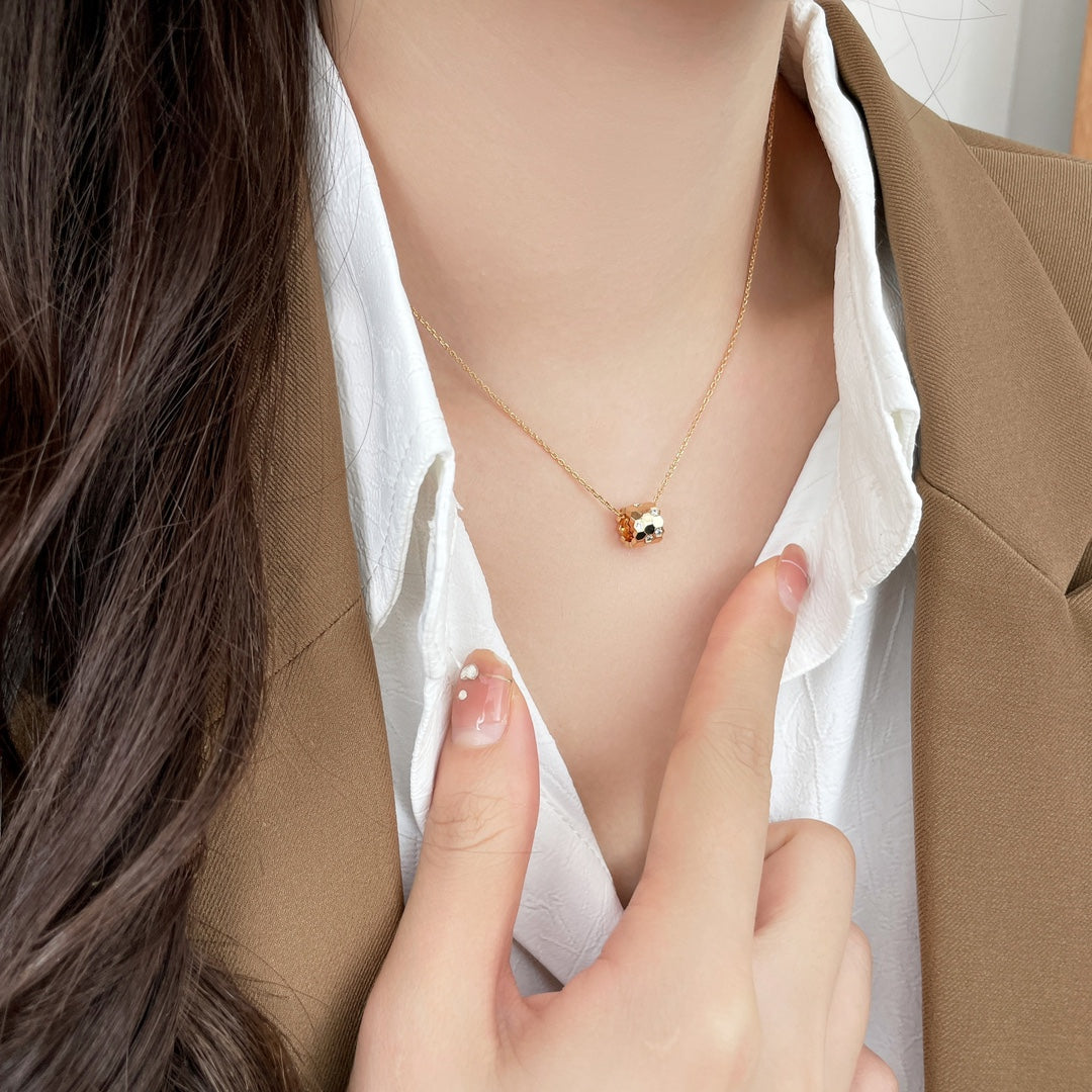 [Regal Jewels]BEE MINI PEDANT DIAMOND NECKLACE