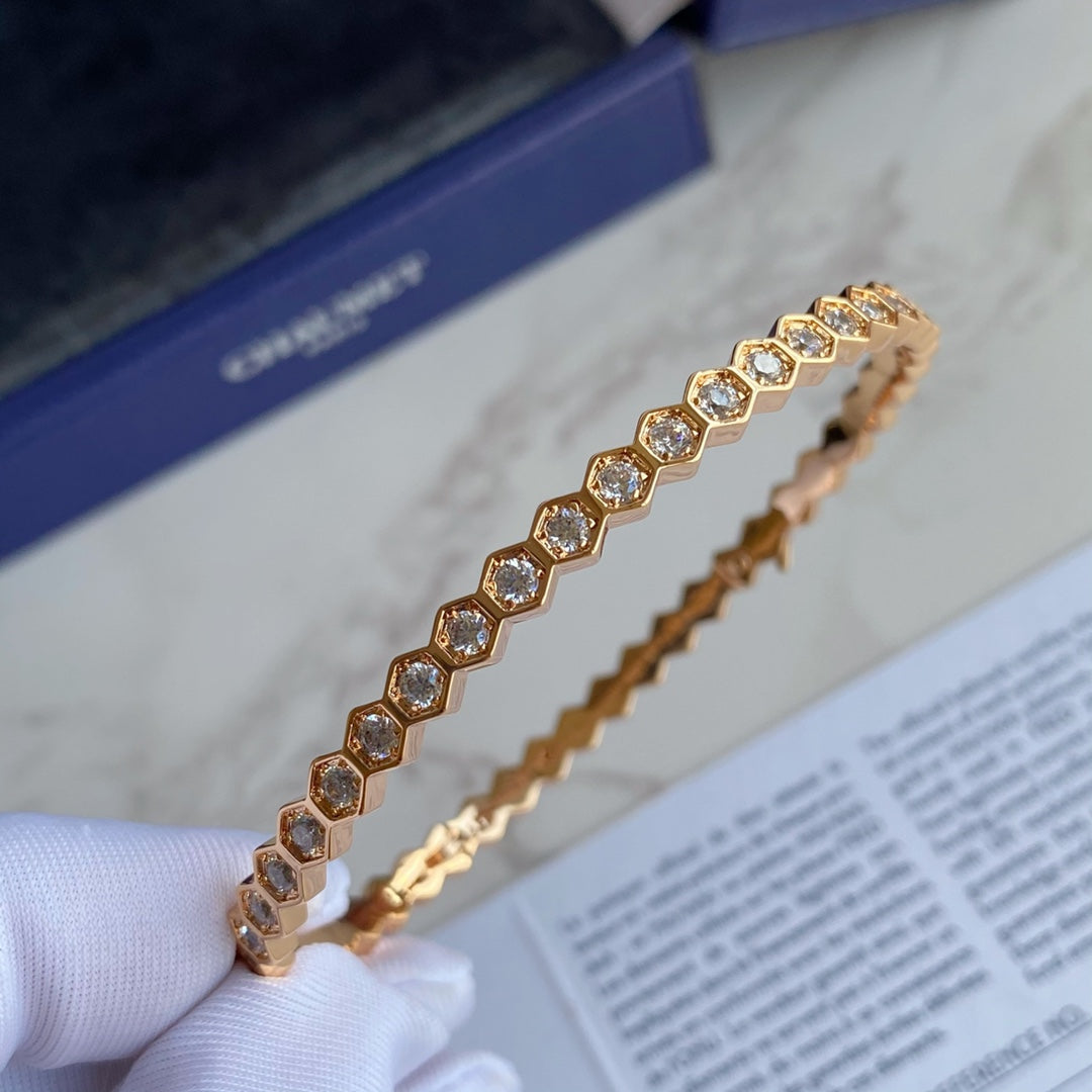 [Regal Jewels]BEE LOVE GOLD BRACELET FULL DIAMOND