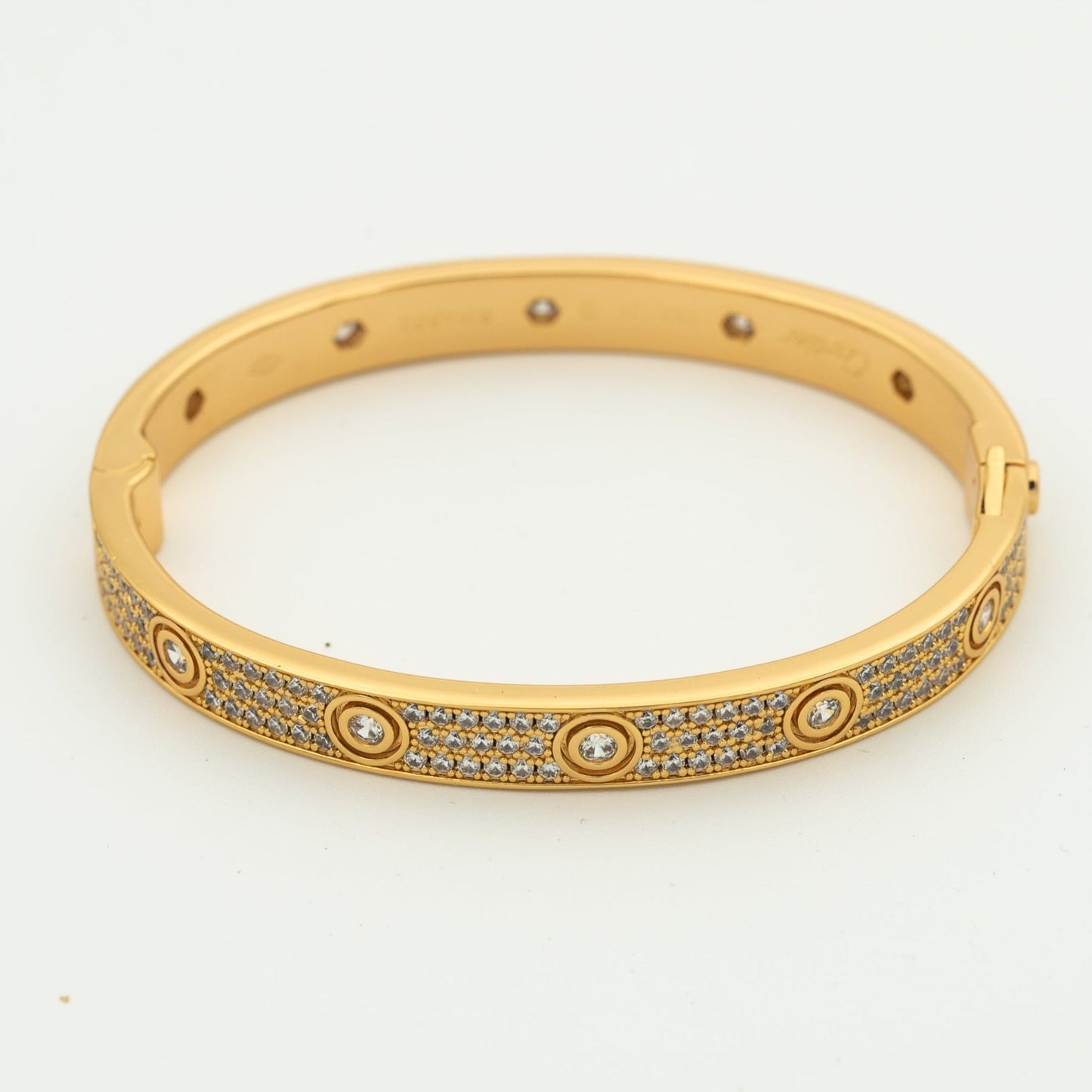 [Regal Jewels]LOVE BRACELET 6.1MM DIAMOND-PAVED 10 BIG DIAMONDS