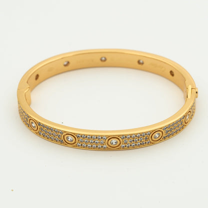 [Regal Jewels]LOVE BRACELET 6.1MM DIAMOND-PAVED 10 BIG DIAMONDS