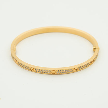 [Regal Jewels]LOVE BRACELET 3.65MM DIAMOND-PAVED