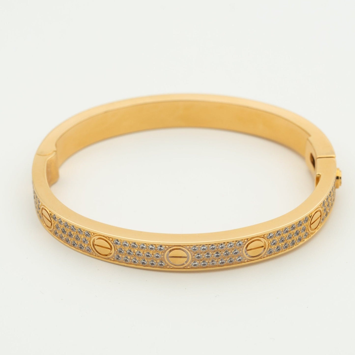 [Regal Jewels]LOVE BRACELET 6.1MM DIAMOND-PAVED