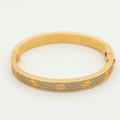 [Regal Jewels]LOVE BRACELET 6.1MM DIAMOND-PAVED