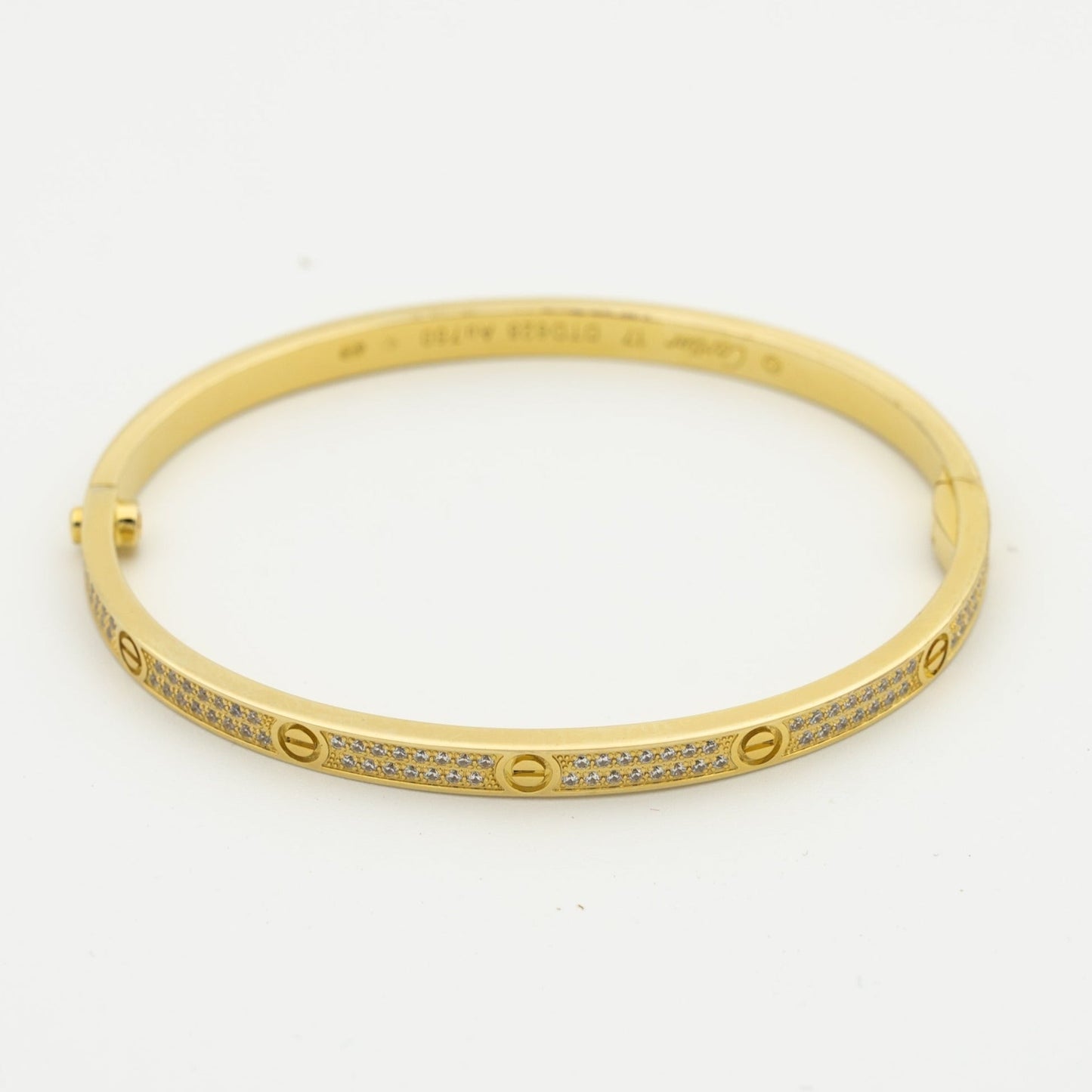 [Regal Jewels]LOVE BRACELET 3.65MM DIAMOND-PAVED